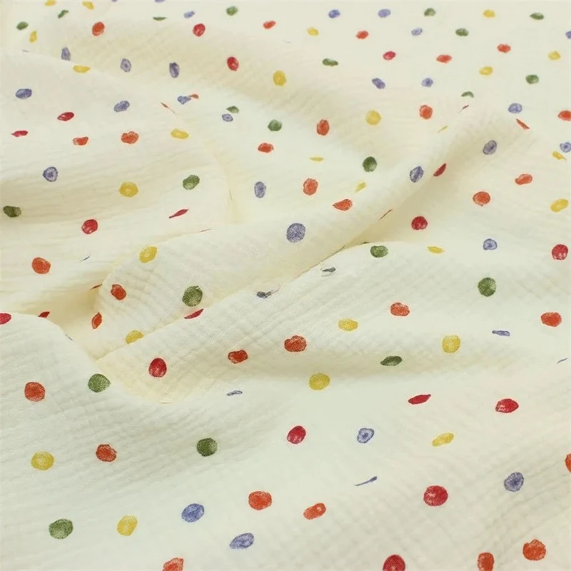 Baby Clothing Fabric - 135x50cm Versatile Double Gauze Fabric, Classic