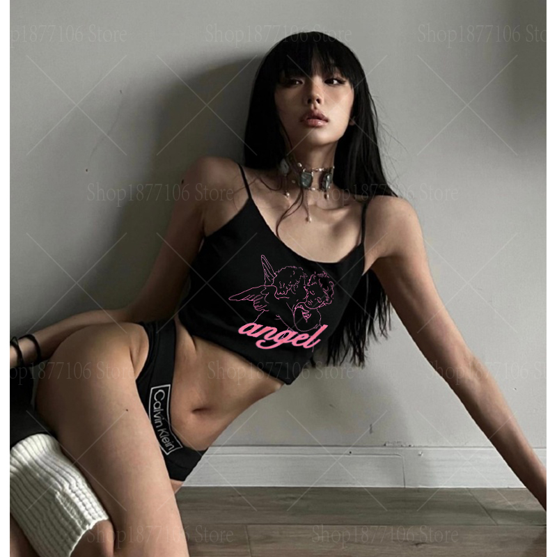 Baby Clothing Patterns - Letter Print Women's Grunge Gothic E-girl