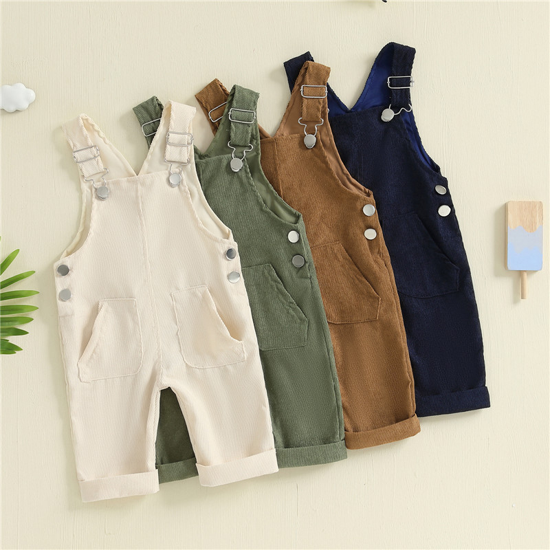 Baby Clothing Online - 0-24months Unisex Baby Suspender Pants Jumpsuit