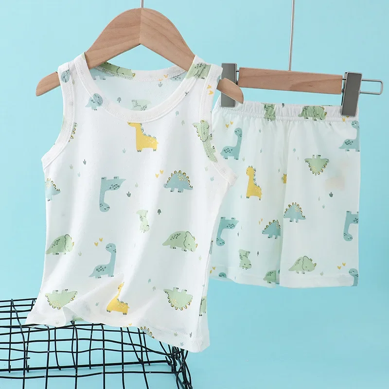 Baby Clothing Patterns - Kids Bamboo Cotton Vest Suit Summer