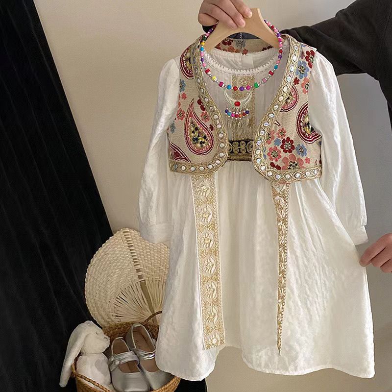 Baby Girl Clothing Zara - 120-170cm Girls Dress Set 2025 Spring/Summer