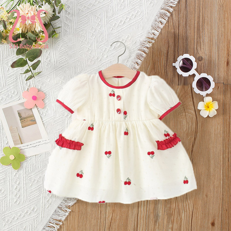 Baby Clothing H&M - Adorable Summer Children Beige Dress Fashionable