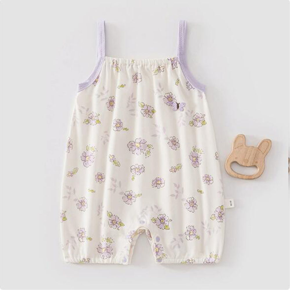 Baby Girl Romper Sleeveless Fl - Baby Clothing Online 评论和价格