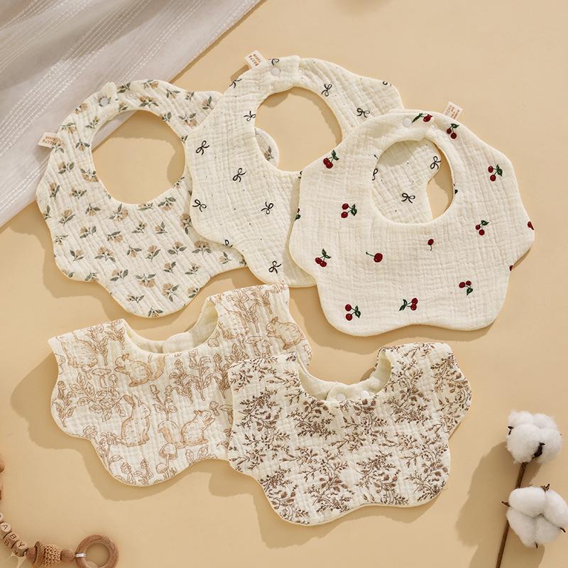 ✰✪1PC Baby Bibs Cotton Newborn - Baby Clothing Fabric 评论和价格