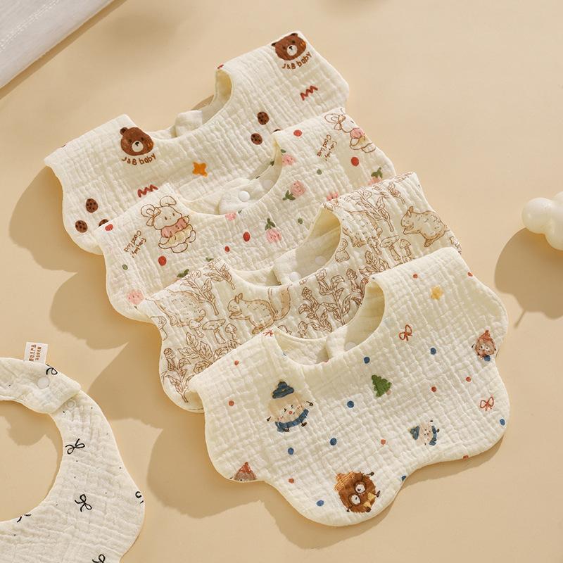 ✰✪1PC Baby Bibs Cotton Newborn - Baby Clothing Fabric 评论和价格