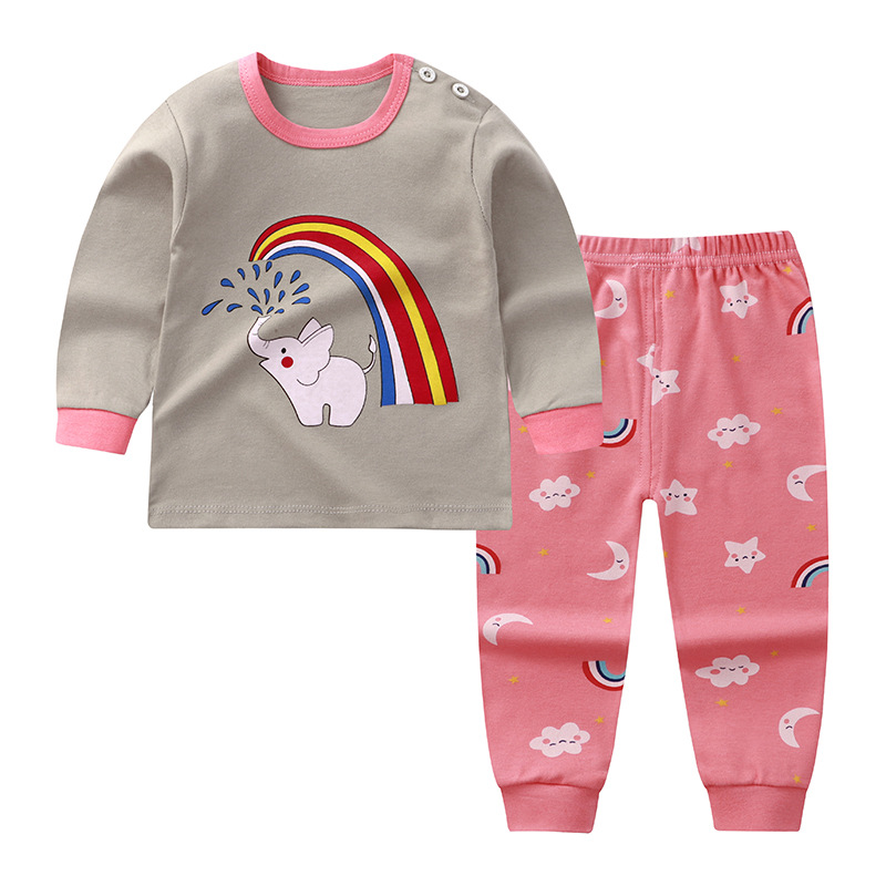 Baby Kids Home Long Johns Clot - Baby Clothing Patterns 评论和价格