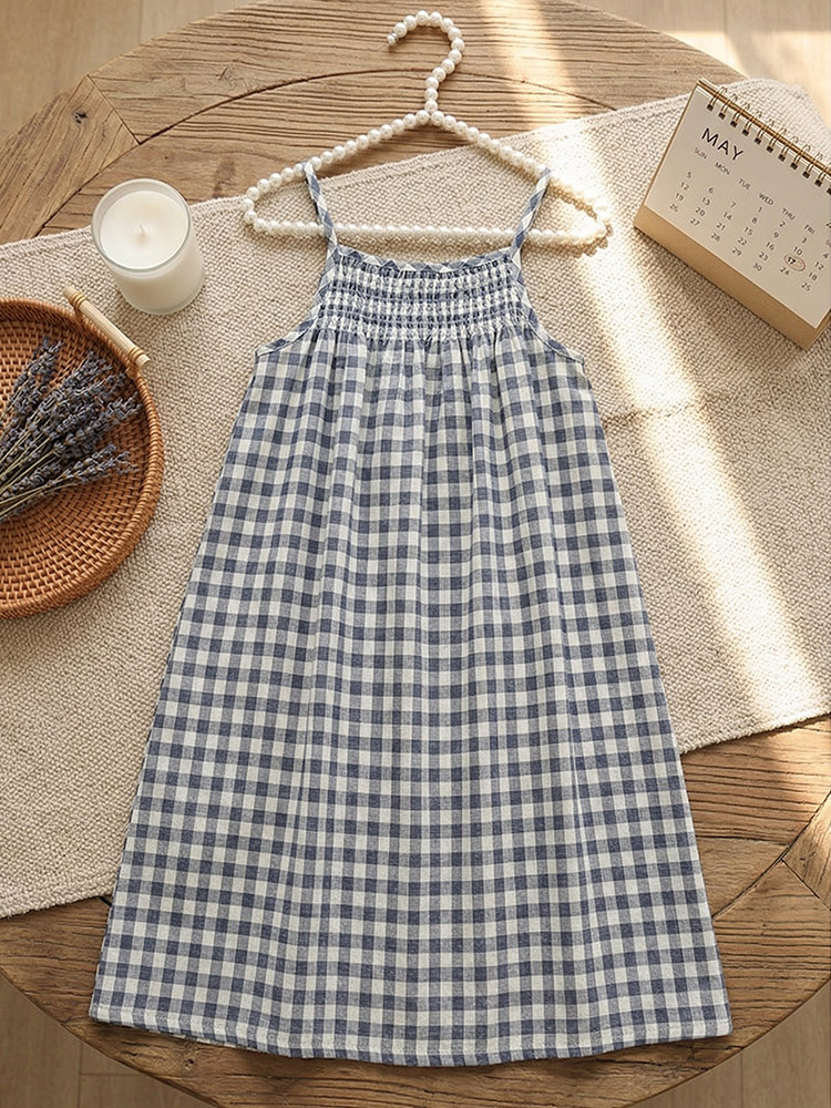 Toddler Girls Plaid Cami Dress - Baby Clothing H&M 评论和价格