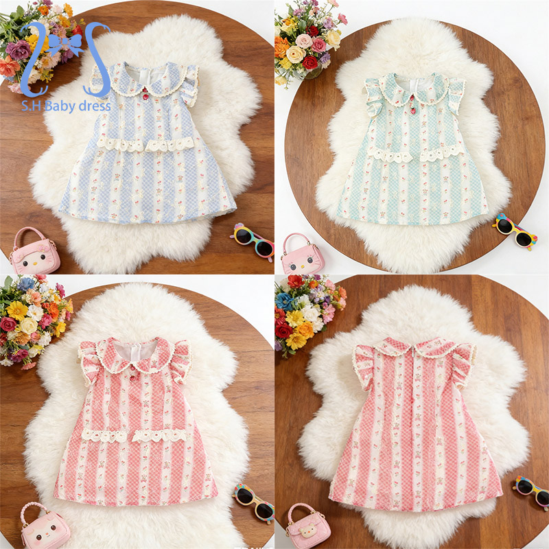 Summer Vintage Floral Baby Gir - Baby Clothing H&M 评论和价格