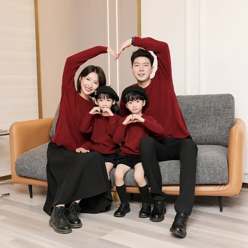 Parents and Children Knit Jump - Baby Clothing Jumper 评论和价格