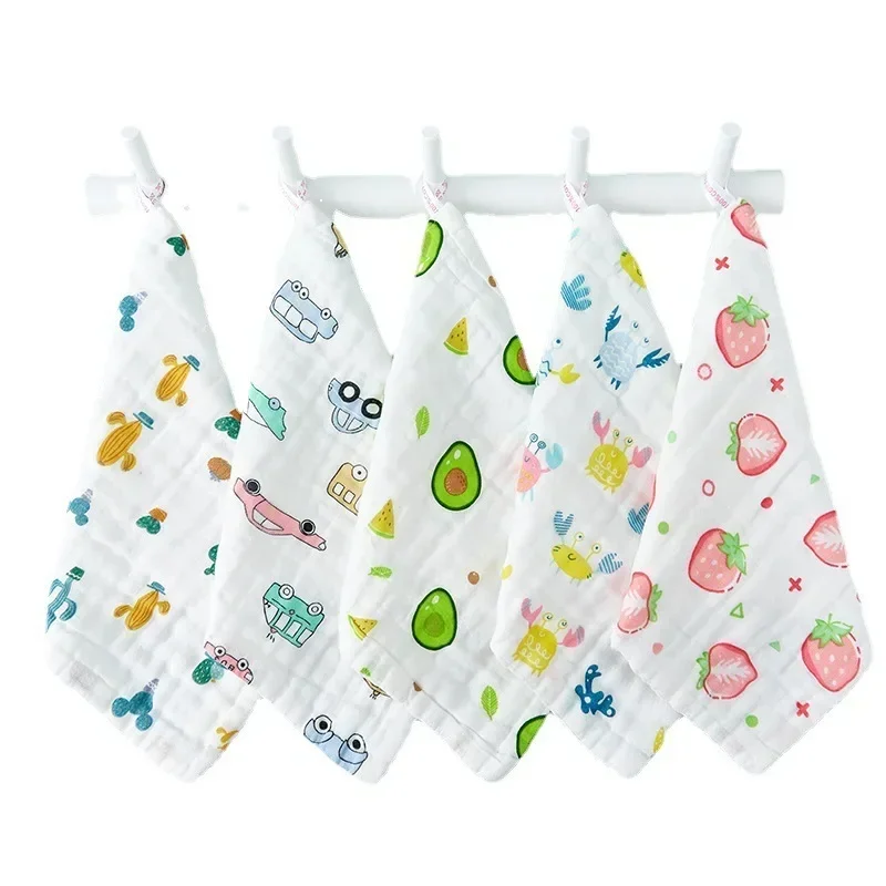 1pcs/5pcs Baby Face Towel Musl - Baby Clothing Fabric 评论和价格