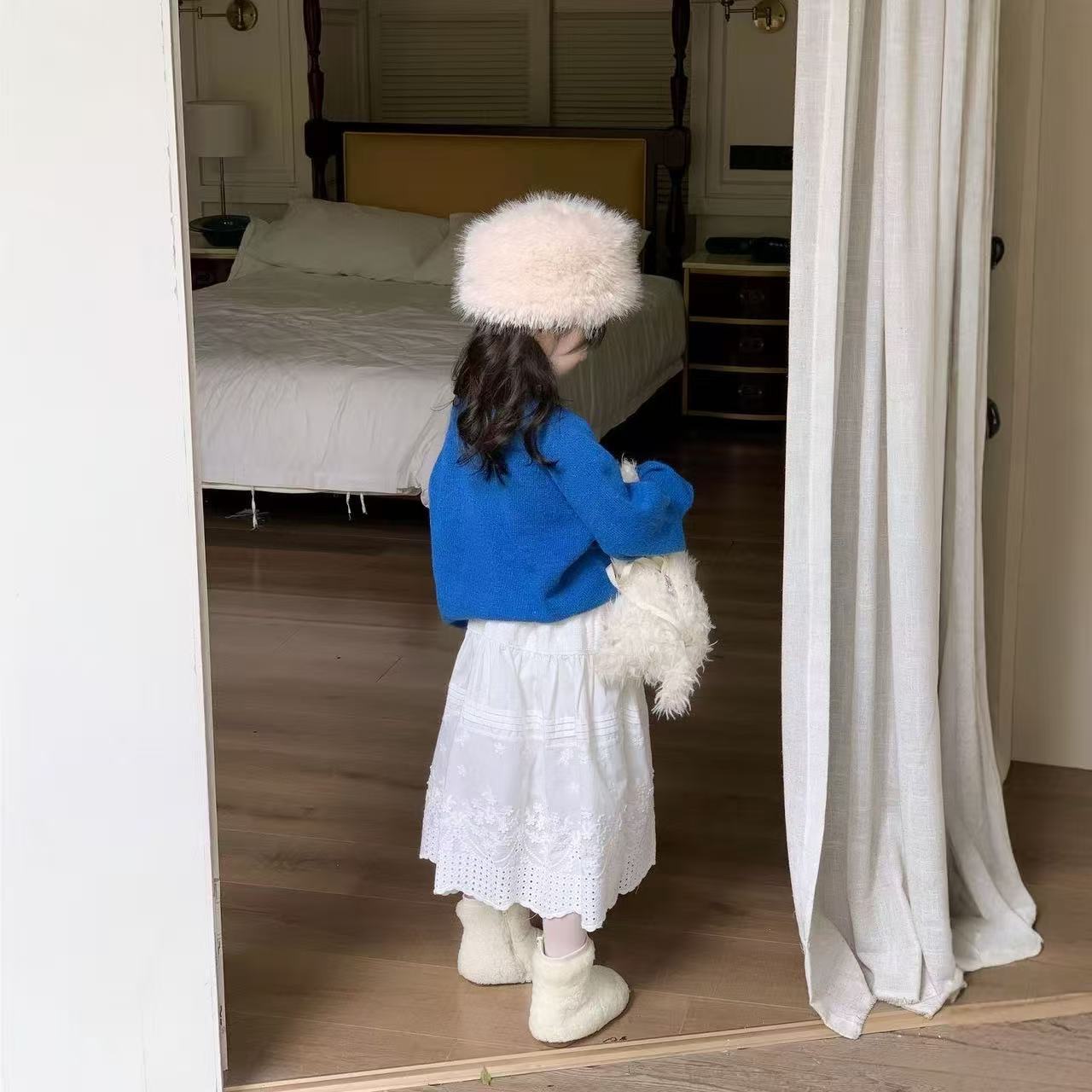 Spring Autumn Baby Girls Knitt - Baby Clothing Jumper 评论和价格