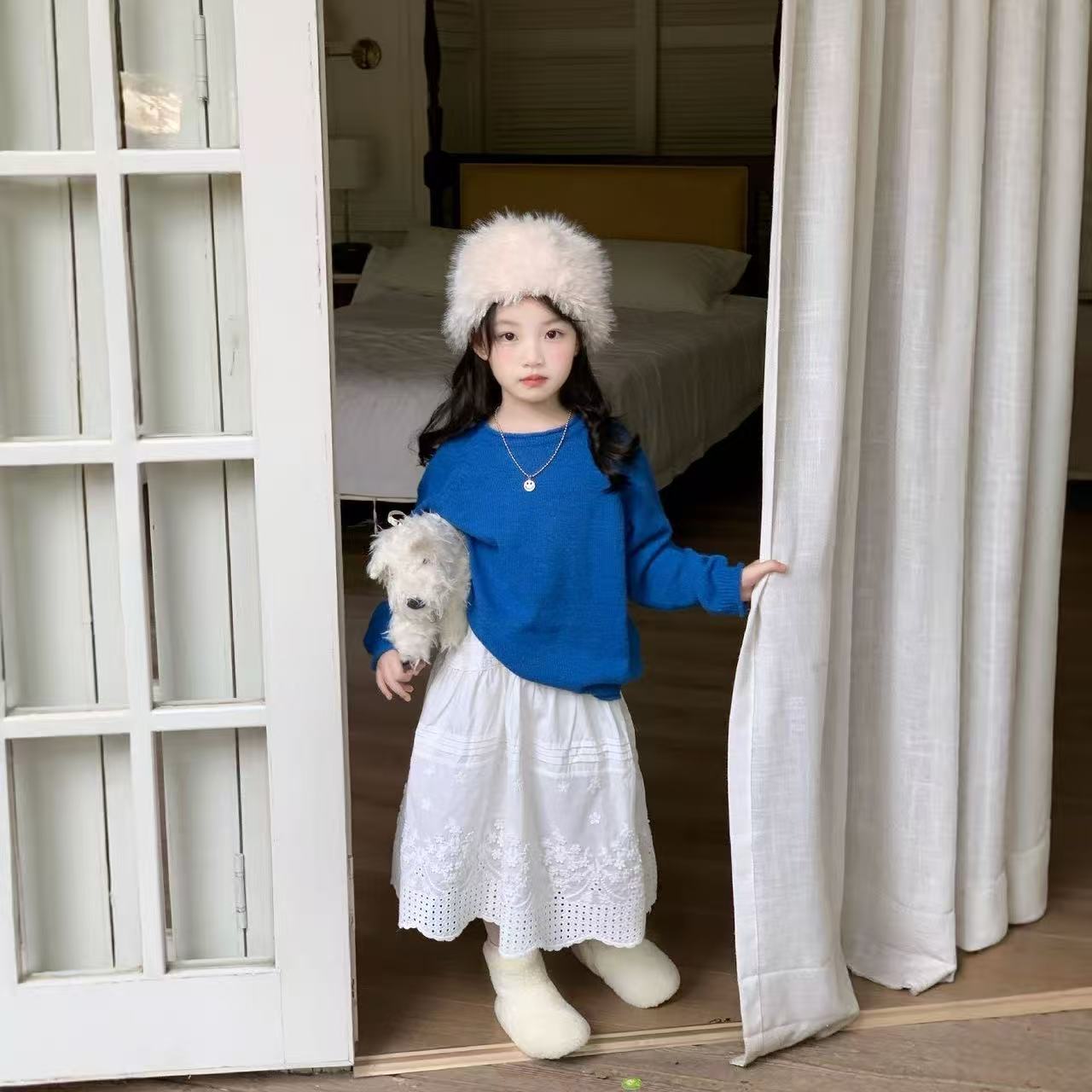 Spring Autumn Baby Girls Knitt - Baby Clothing Jumper 评论和价格