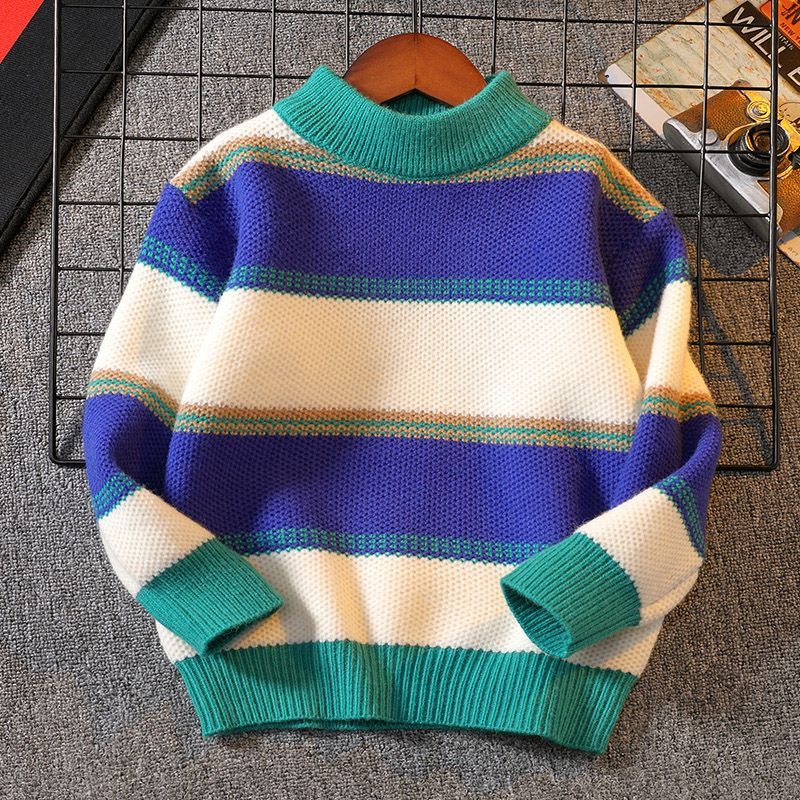 Boys Knitted Sweater New Winte - Baby Clothing Jumper 评论和价格