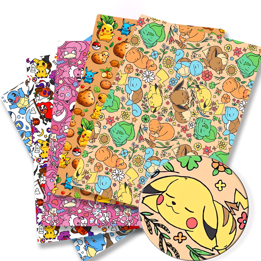 Pokemon Cartoon Fabric140*50cm - Baby Clothing Fabric 评论和价格
