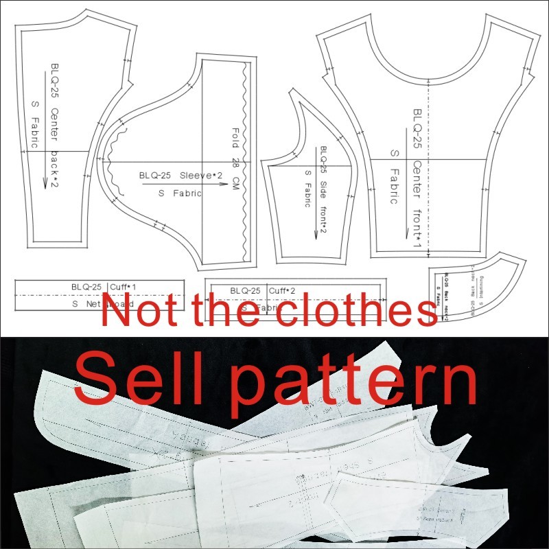 Garment pattern zipper style d - Baby Clothing Patterns 评论和价格